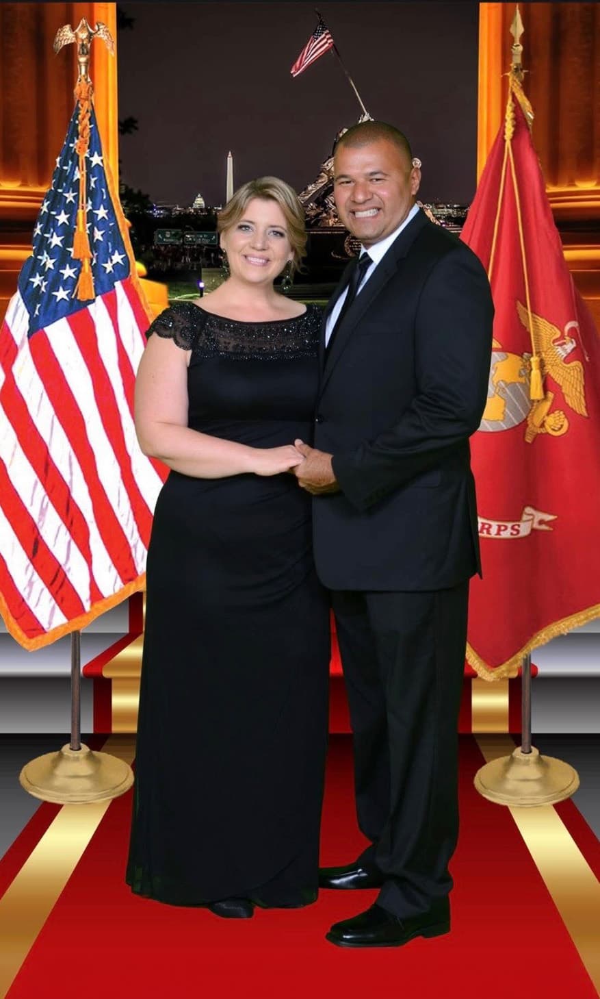 The owner of Medina Services with his wife — the family behind the company